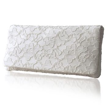 Ivory Lace Bridal Wedding Clutch, 2 of 4