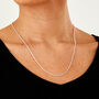 Sterling Silver Light Snake Chain Necklace, thumbnail 2 of 7