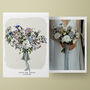 Personalised Wedding Bouquet Portrait, thumbnail 7 of 7