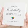 Thank You Card For Sen Autism Teacher, thumbnail 1 of 7