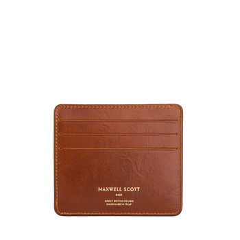 Personalised Italian Leather Card Holder. 'The Marco', 6 of 11