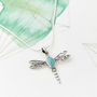 Turquoise Dragonfly Earrings, thumbnail 6 of 9
