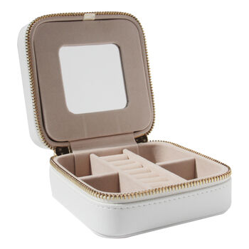 Personalised Leather Travel Jewellery Boxes, 10 of 12