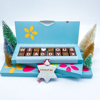 Personalised Chocolate Gift For Daddy This Christmas, 2 of 8