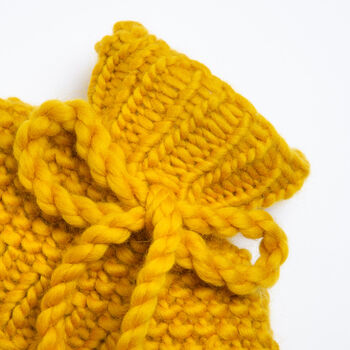 Hot Water Bottle Cover Easy Knitting Kit, 6 of 10