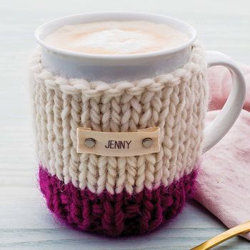 Personalised Colour Block Cosy And Mug, 3 of 8