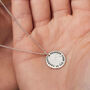 Personalised Molten Texture Disc Necklace, thumbnail 1 of 9