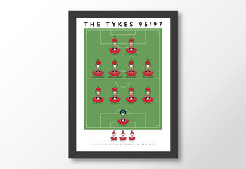Barnsley The Tykes 96/97 Poster, 8 of 8