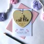Personalised Mother's Day Card With Keepsake Heart, thumbnail 1 of 5
