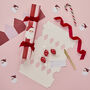 Diy Santa Crackers With Velvet Ribbon Pack Of Six, thumbnail 5 of 6