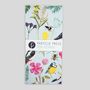 Cornish Garden Birds And Florals Tea Towel, thumbnail 2 of 8