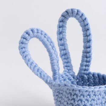 Three Bunny Egg Cup Easy Crochet Kit, 7 of 9