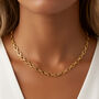 Dainty Women's Chain Necklace In 18k Gold, thumbnail 1 of 4