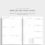 Mid Year 2025 2026 A5 Life Planner Inserts • Week On One Page, thumbnail 4 of 9