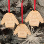Personalised Christmas Jumper Family Decoration, thumbnail 1 of 5