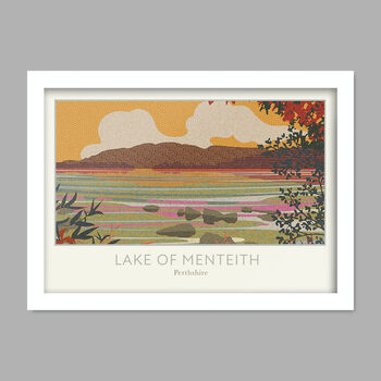 Lake Of Menteith Scottish Poster Print, 3 of 4