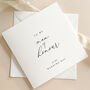 Luxury Wedding Day Card For Man Of Honour With Wax Seal, thumbnail 6 of 7