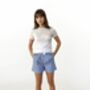 Santorini Organic Cotton Boxer Shorts – Blue And White Striped Loungewear, thumbnail 4 of 4