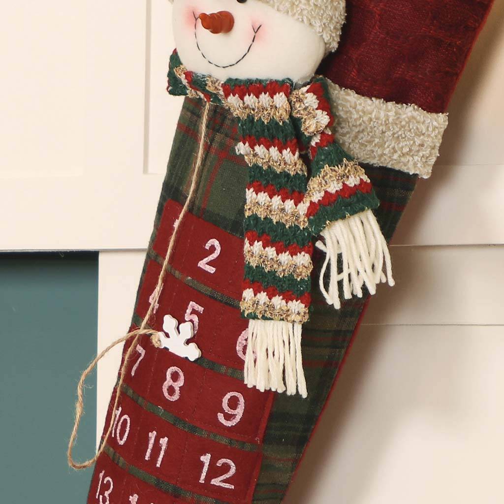 Giant Countdown To Christmas Advent Calendar Stocking By Dibor