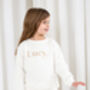 Personalised Name Embroidered Sweatshirt, thumbnail 2 of 12