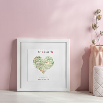 Map Location Framed Print, 4 of 7