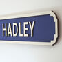 Personalised Street Sign With Raised Wood Lettering, thumbnail 8 of 8