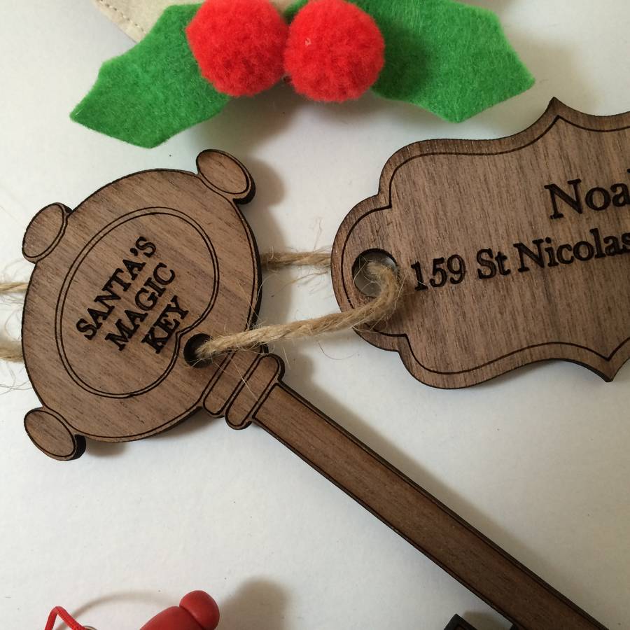 Personalised Magic Santa Key By Perfect Personalised Gifts