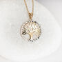 Tree Of Life Necklace In 9ct Gold, thumbnail 1 of 12