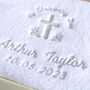 Personalised Christening Towel For Baby, thumbnail 2 of 4