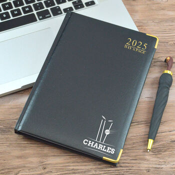 Personalised Cricket Wicket Design Diary, 5 of 10