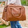 Personalised Classic Weekend Faux Leather Bag, thumbnail 6 of 7