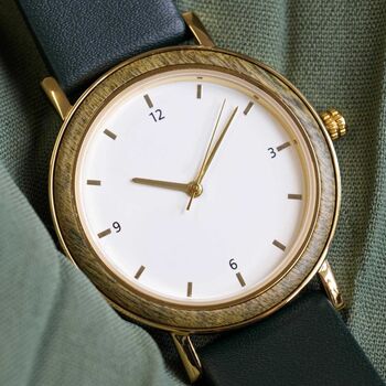 Personalised Womens Wooden Watch,Wife Anniversary Gift, 5 of 7