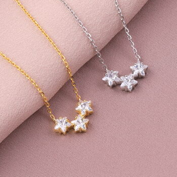 30th Birthday Stars Necklace Sterling Silver, 2 of 7