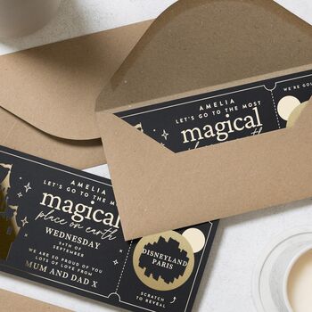 Personalised Disneyland Paris Scratch Reveal Voucher, 6 of 8