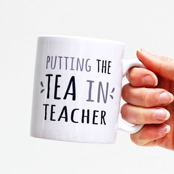 Putting The Tea In Teacher Mug, 2 of 4