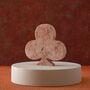 Handcrafted Marble Club Sculpture, thumbnail 1 of 2