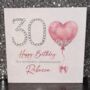 Granddaughter Luxury Personalised Milestone Age Birthday Card, thumbnail 1 of 6