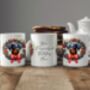 Personalised Doberman Christmas Wreath Dog Mug B, thumbnail 2 of 2