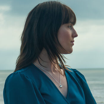 Personalised Heart Hidden Photo Necklace In Sterling Silver, 8 of 10