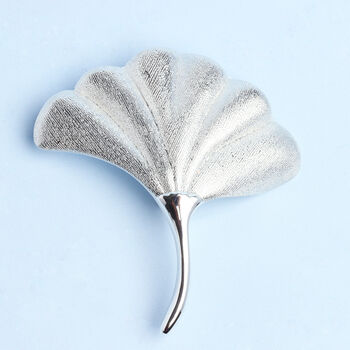 G Decor Silver Leaves Door Knobs, 3 of 4