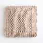 Cuddle Up Cushion Beginner Knitting Kit, thumbnail 7 of 11