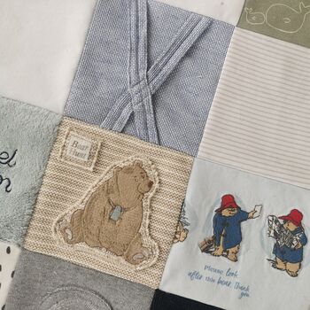 Baby Clothes Memory Blanket Made From Baby Clothes, 12 of 12