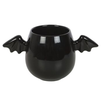 Bat's Brew Bat Wing Halloween Mug, 2 of 4