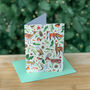 Woodland Animals Christmas Card Pack Of 12, thumbnail 3 of 10