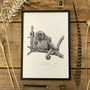 N Is For Northern Muriqui Illustration Print, thumbnail 1 of 6