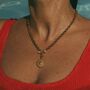 Zodiac Sun Pendant Necklace, thumbnail 5 of 9