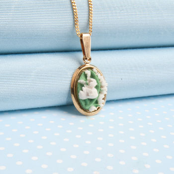 Hand Painted Lily Of The Valley Pendant Necklace, 4 of 7