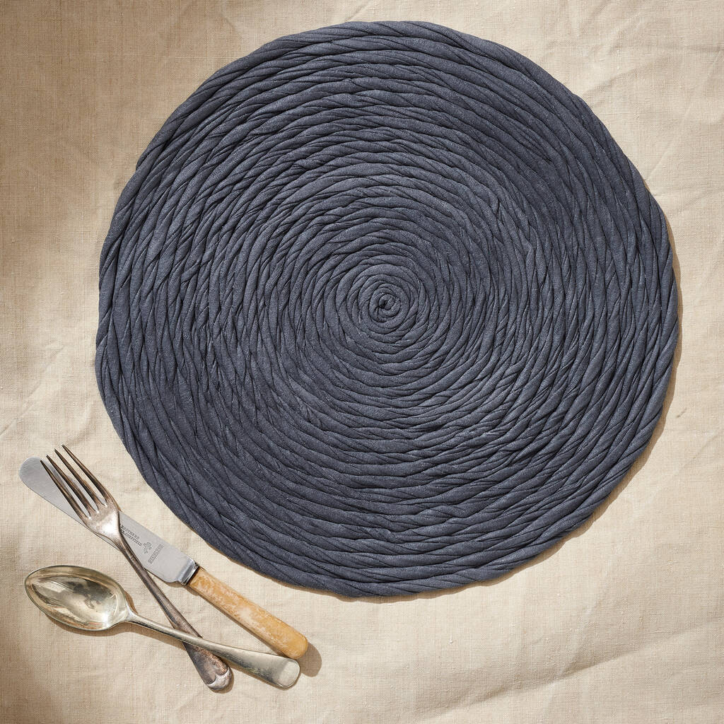 Recycled Woven Placemats Set By Lusophile
