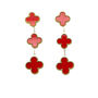 Three Clover Earrings In Rainbow Of Colours, thumbnail 10 of 12
