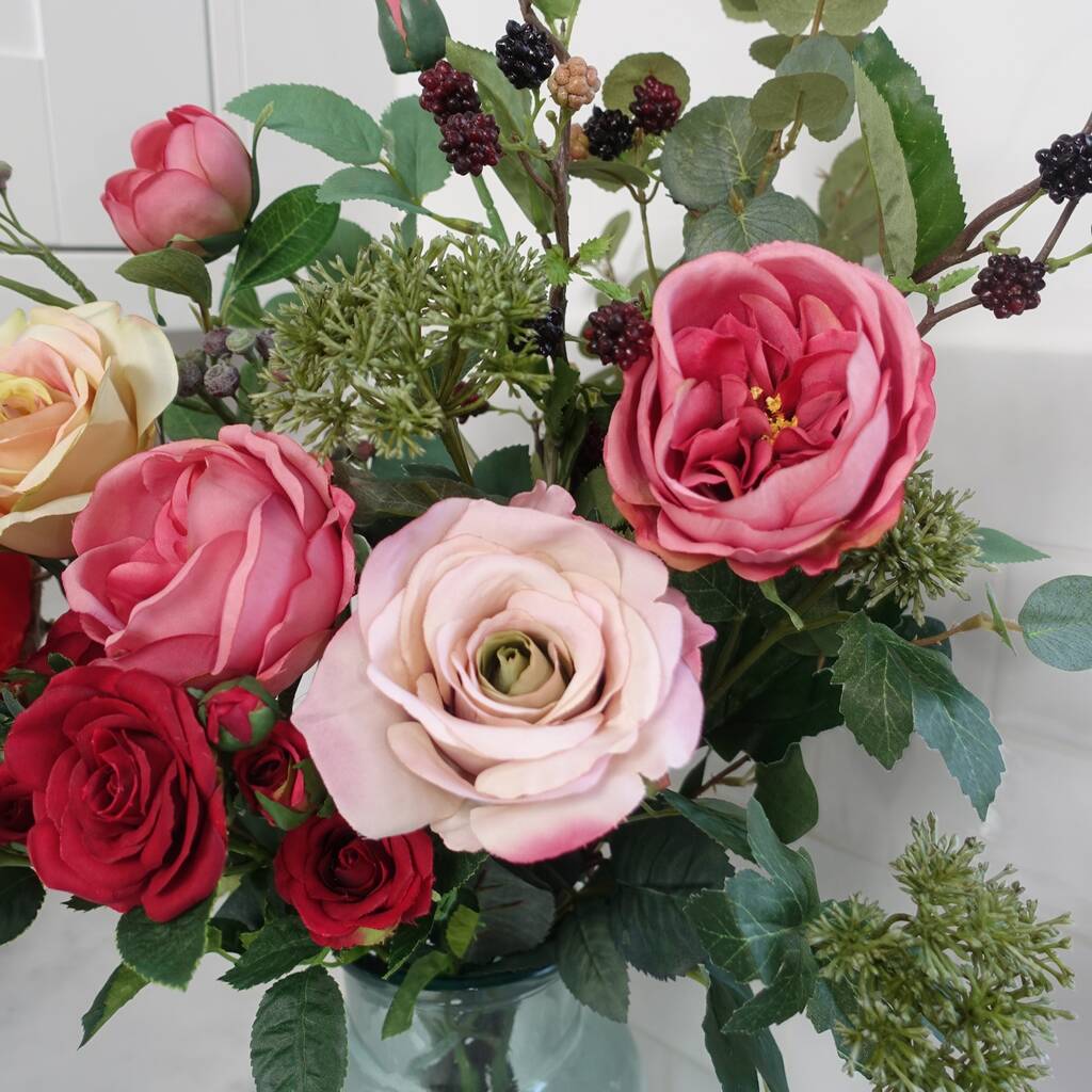 Jolie Luxury Silk Flower Letterbox Bouquet By Fleur du Coeur